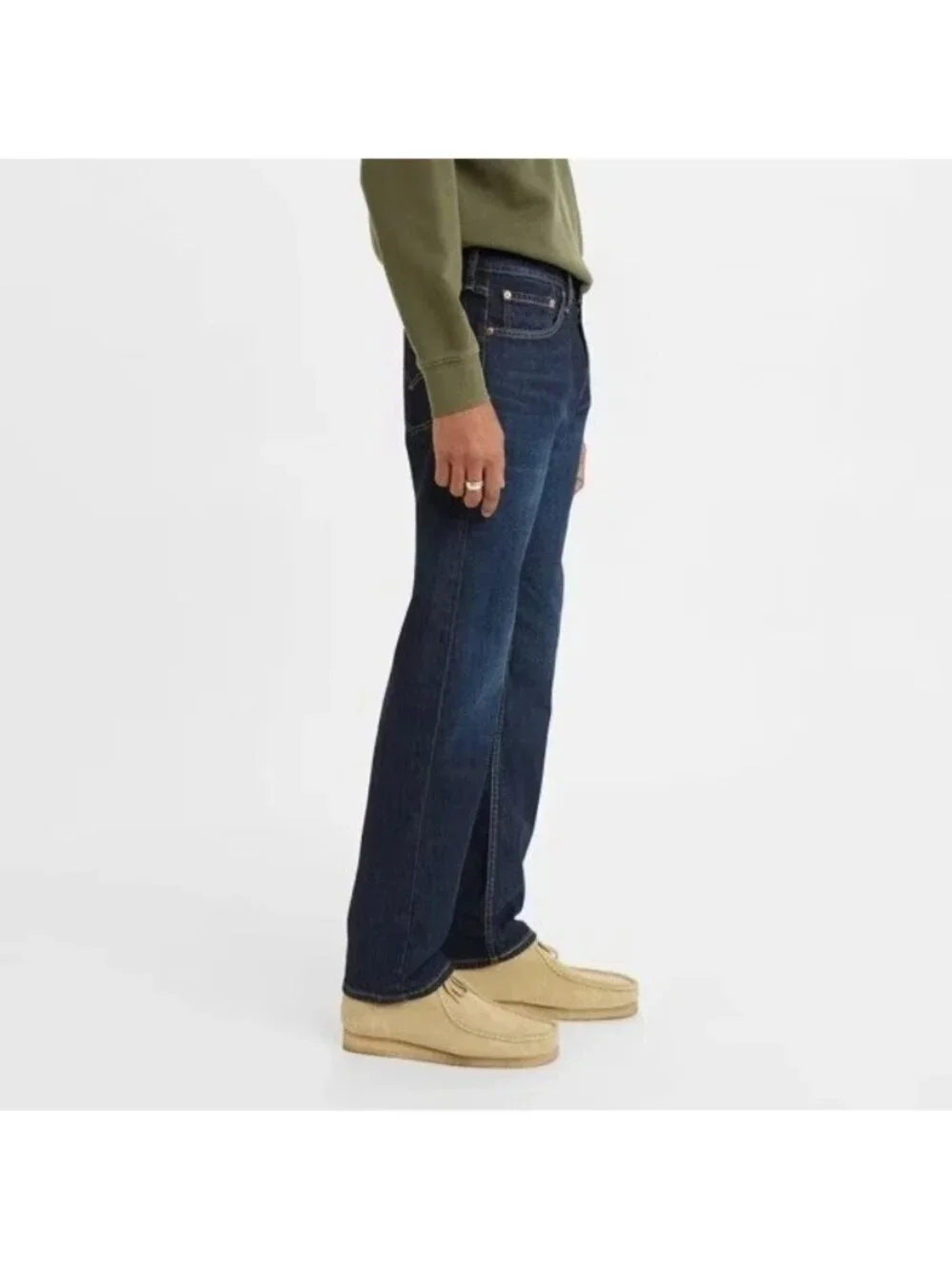 NWT Levi's 505 Men's 34x30 Blue Regular Fit Stretch Jeans Straight Leg Denim